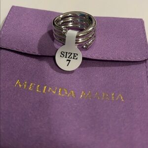Melinda Maria Silver Ring